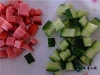 火腿拌花生的做法步骤2