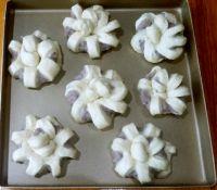 花朵香芋面包的做法步骤12