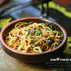 海带莴苣拌胡萝卜