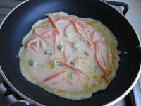 胡萝卜丝鸡蛋饼的做法步骤6