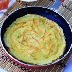 胡萝卜丝鸡蛋饼