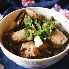 海带年糕排骨汤