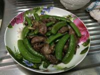 甜豆炒鸭心的做法步骤10