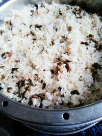 梅干菜肉末糯米饭的做法步骤4