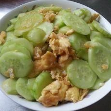 黄瓜炒鸡蛋