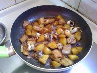 五花肉烧墨鱼的做法步骤8