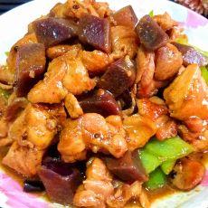 黑土豆烧鸡腿