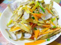 清炒蛏的做法步骤7