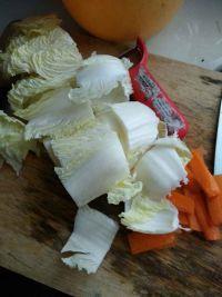 黑木耳炒白菜梗娃娃菜的做法步骤2