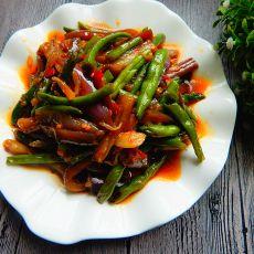 豆角辣烧茄子