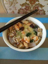 海鲜汤面的做法步骤9