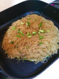 葱花炒米的做法步骤9