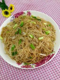 葱花炒米的做法步骤10