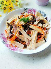 腐竹木耳小炒的做法步骤8