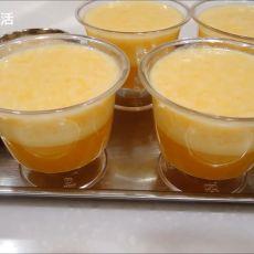 神奇柳橙双层奶冻