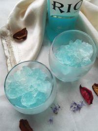 蓝玫瑰鸡尾酒沙冰的做法步骤4