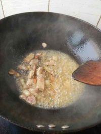 肉片辣炒西兰花梗的做法步骤5