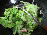咸肉小白菜煮粉条的做法步骤3