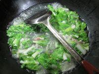 咸肉小白菜煮粉条的做法步骤4