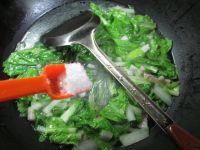 咸肉小白菜煮粉条的做法步骤6