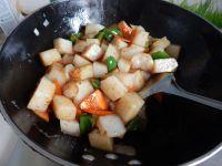 豆豉炒凉粉的做法步骤8