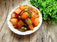 豆豉炒凉粉的做法步骤15