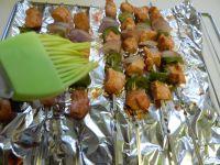 时蔬鸡肉串的做法步骤16