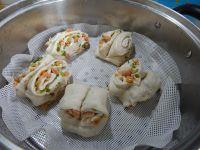 香葱火腿花卷的做法步骤16