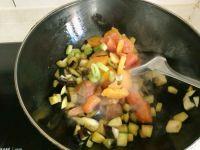 茄子鸡蛋柿子卤的做法步骤7