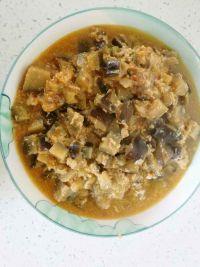 茄子鸡蛋柿子卤的做法步骤12