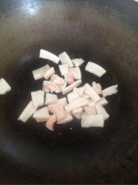 猪油渣炒甜瓜的做法步骤4