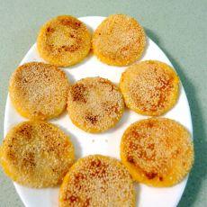 芝麻红豆沙馅南瓜饼