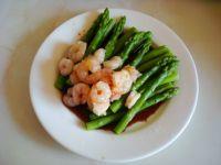 凉拌虾仁芦笋的做法步骤8