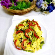 蒜薹炒鸡蛋