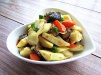 虾皮烧茭白的做法步骤7