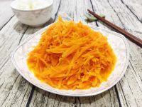 清炒胡萝卜的做法步骤6