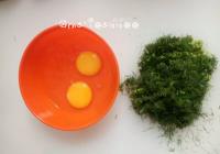 茴香炒鸡蛋的做法步骤2