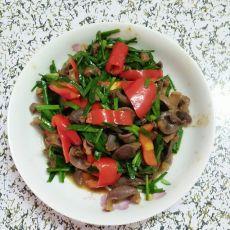红椒炒鸡胗