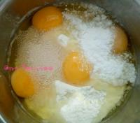 黑芝麻沙琪玛的做法步骤2