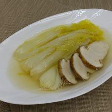 老 人头菌高汤山娃菜