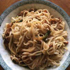 黑豆豉炒肉特色拌面