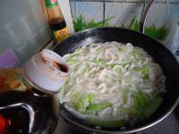 丝瓜鸡蛋乌冬面的做法步骤10
