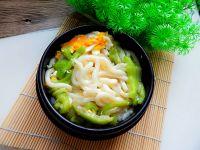 丝瓜鸡蛋乌冬面的做法步骤14