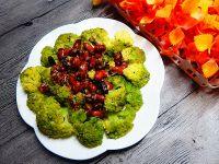 花生米油泼西兰花的做法步骤10