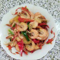 鲜虾小炒的做法步骤9