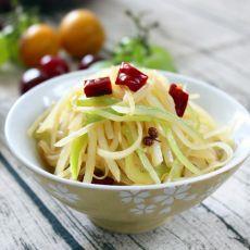 炝拌西芹土豆丝