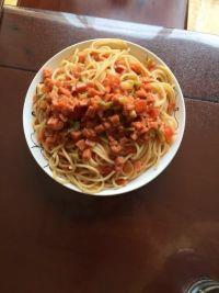 火腿意大利面的做法步骤6