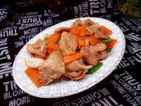 胡萝卜炒肚片的做法步骤7