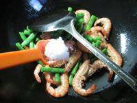 梅豆炒基围虾的做法步骤7