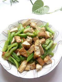 家常青椒豆腐的做法步骤8